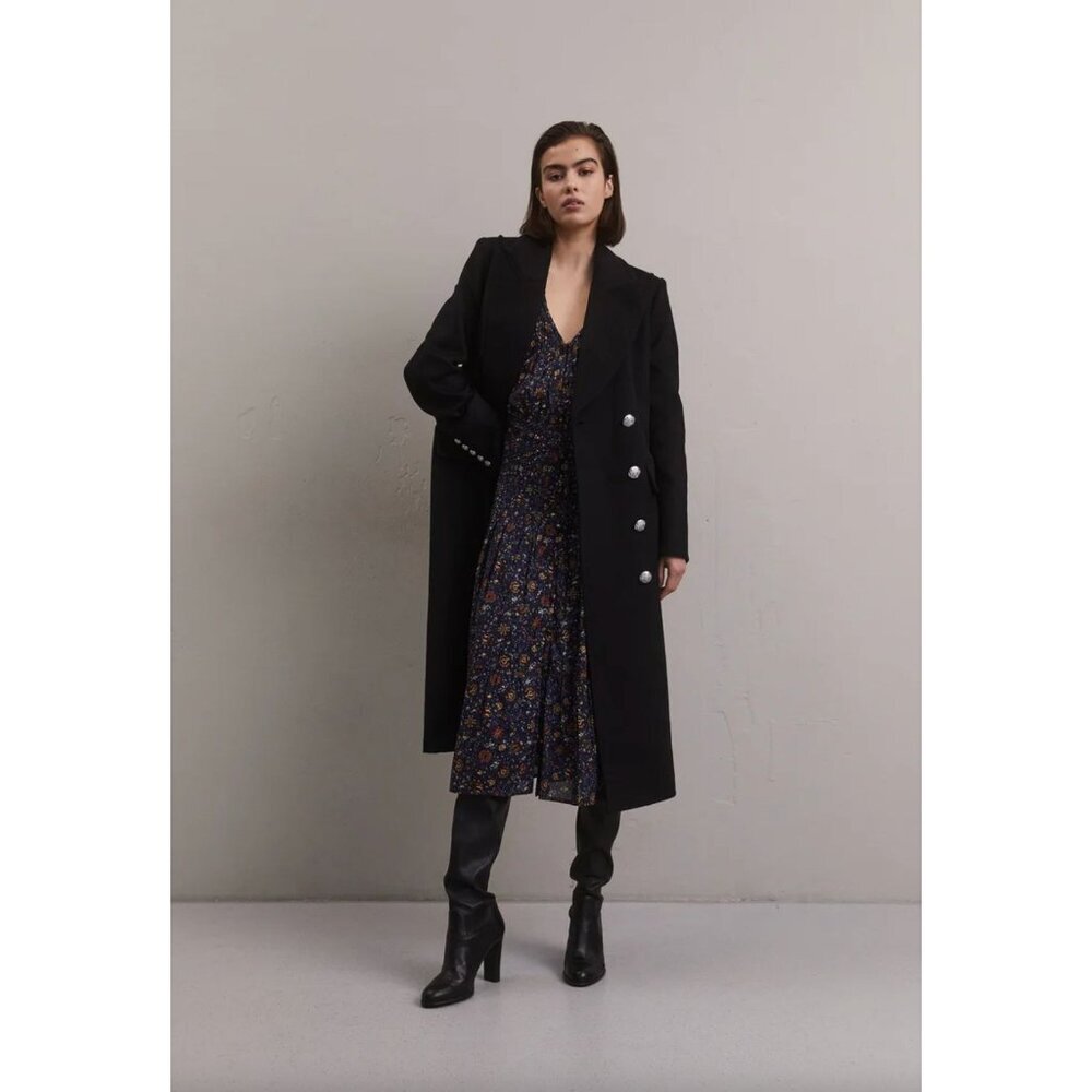 Veronica Beard Nalida Dickey Coat Black Classic Size 10 NEW
